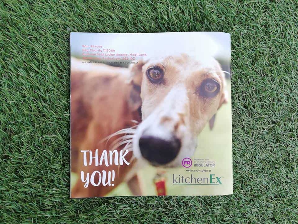KitchenEx sponsor Rain Rescue Fundraising BookletKitchenEx sponsor Rain Rescue Fundraising Booklet